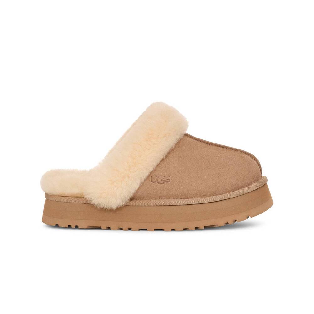 NEW UGG women's disquette slippers in sand